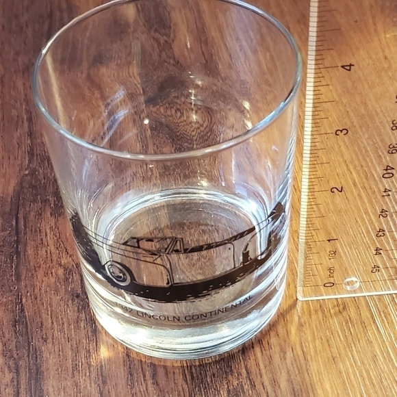 Antique Car Clear Glass Cups Set Of 5, Cord& Lincoln Continental 4"H×3"D - Picture 4 of 14